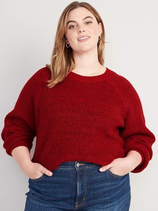 Image number 7 showing, Cozy Shaker-Stitch Pullover Sweater for Women