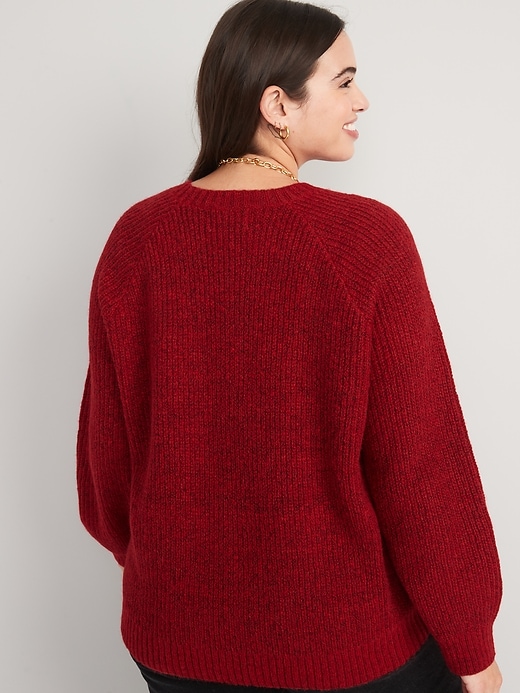 Image number 6 showing, Cozy Shaker-Stitch Pullover Sweater for Women