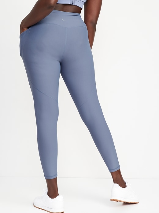 Image number 7 showing, High-Waisted PowerSoft 7/8-Length Side-Pocket Leggings For Women