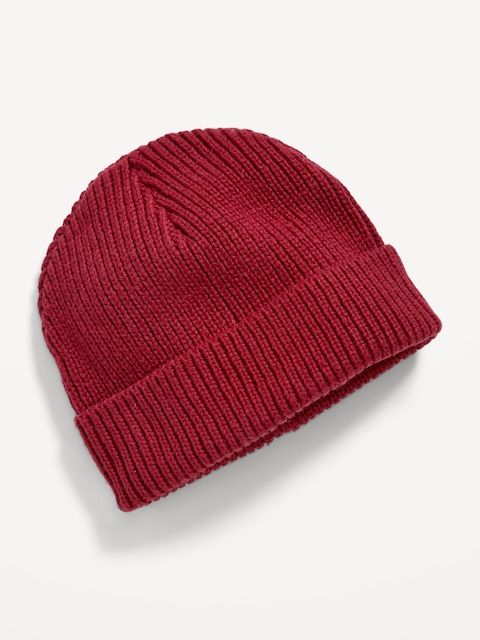 Bonnet unisexe en tricot uni pour Tout-petit