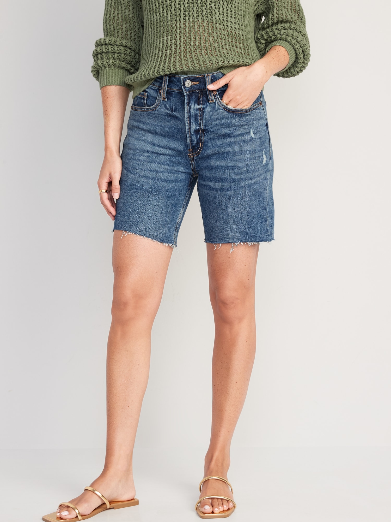 Old navy deals mom shorts