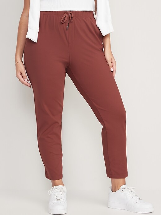 High-Waisted Powersoft Coze Edition Slim Taper Pants for Women