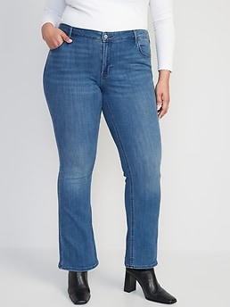 Mid-Rise Wow Boot-Cut Jeans for Women