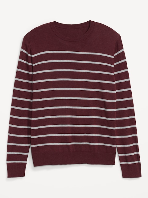 Striped Crew-Neck Sweater