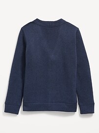 View large product image 3 of 3. Long-Sleeve Button-Front  Sweater-Fleece Cardigan for Boys