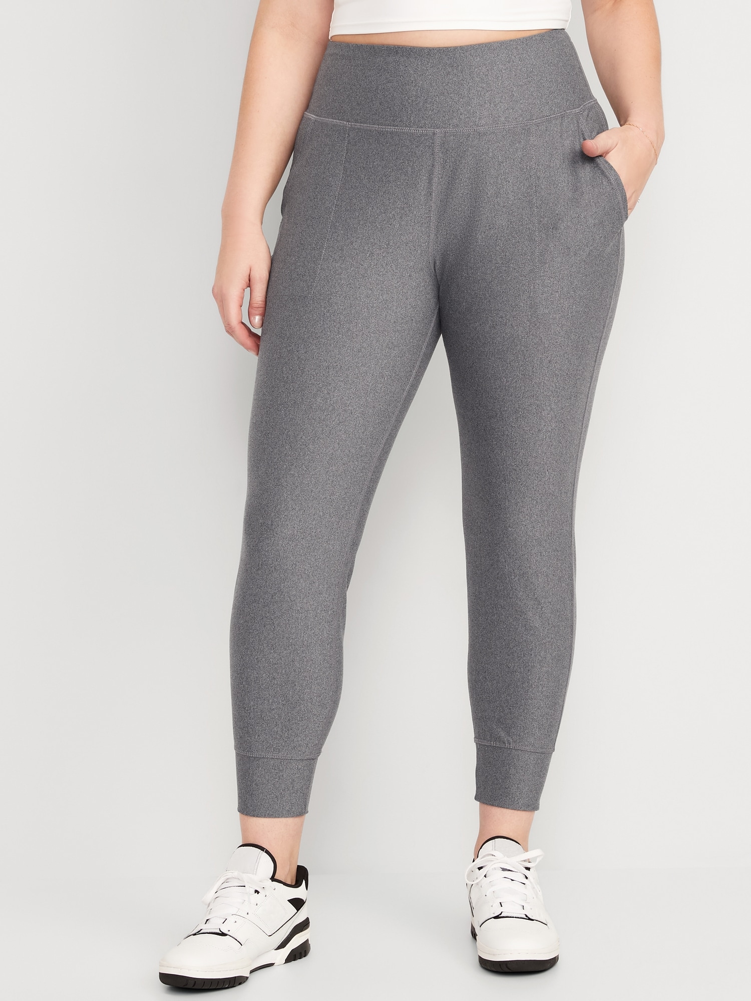 High-Waisted PowerSoft 7/8 Joggers for Women, Old Navy in 2023
