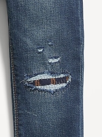 Image number 3 showing, Unisex Skinny 360° Stretch Rip-and-Repair Jeans for Toddler
