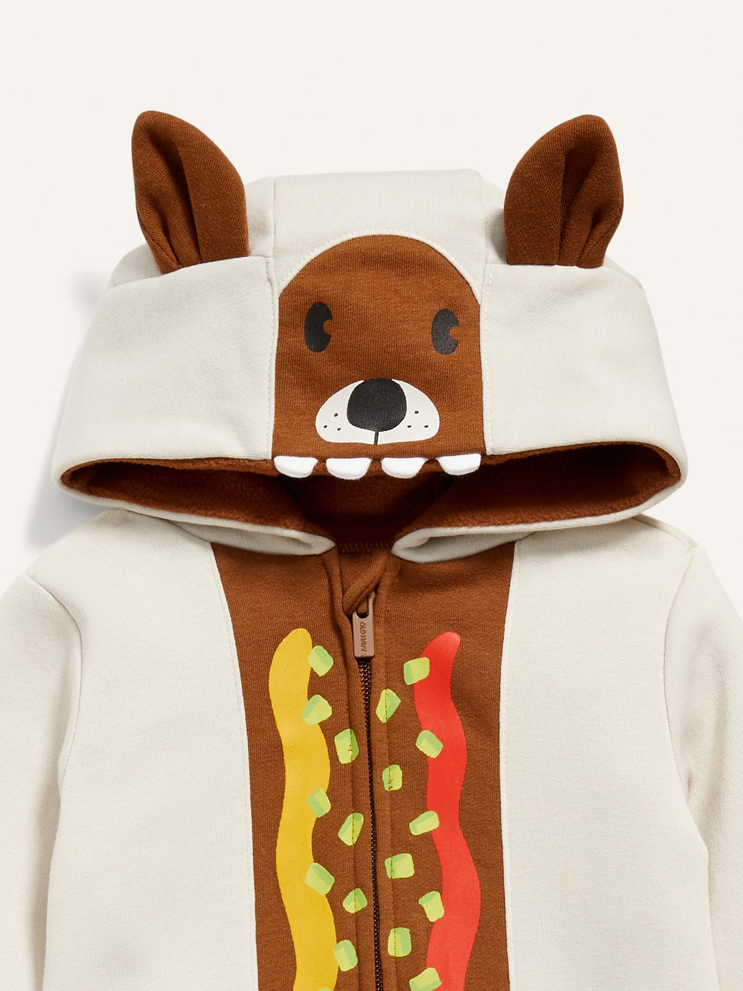 Unisex Hot Dog Costume Hooded OnePiece for Baby Old Navy