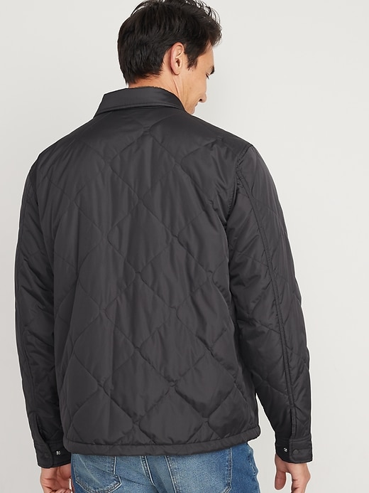 Image number 2 showing, Water-Resistant Onion-Quilted Shacket
