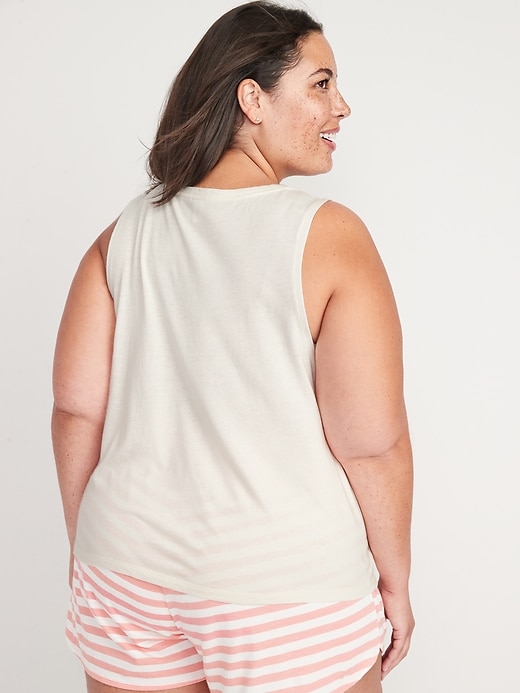 Image number 8 showing, Sunday Sleep Sleeveless Pajama Top