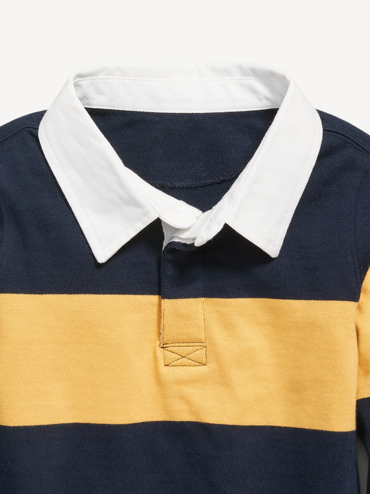 BoldStripe LongSleeve Rugby Polo Shirt for Toddler Boys Old Navy