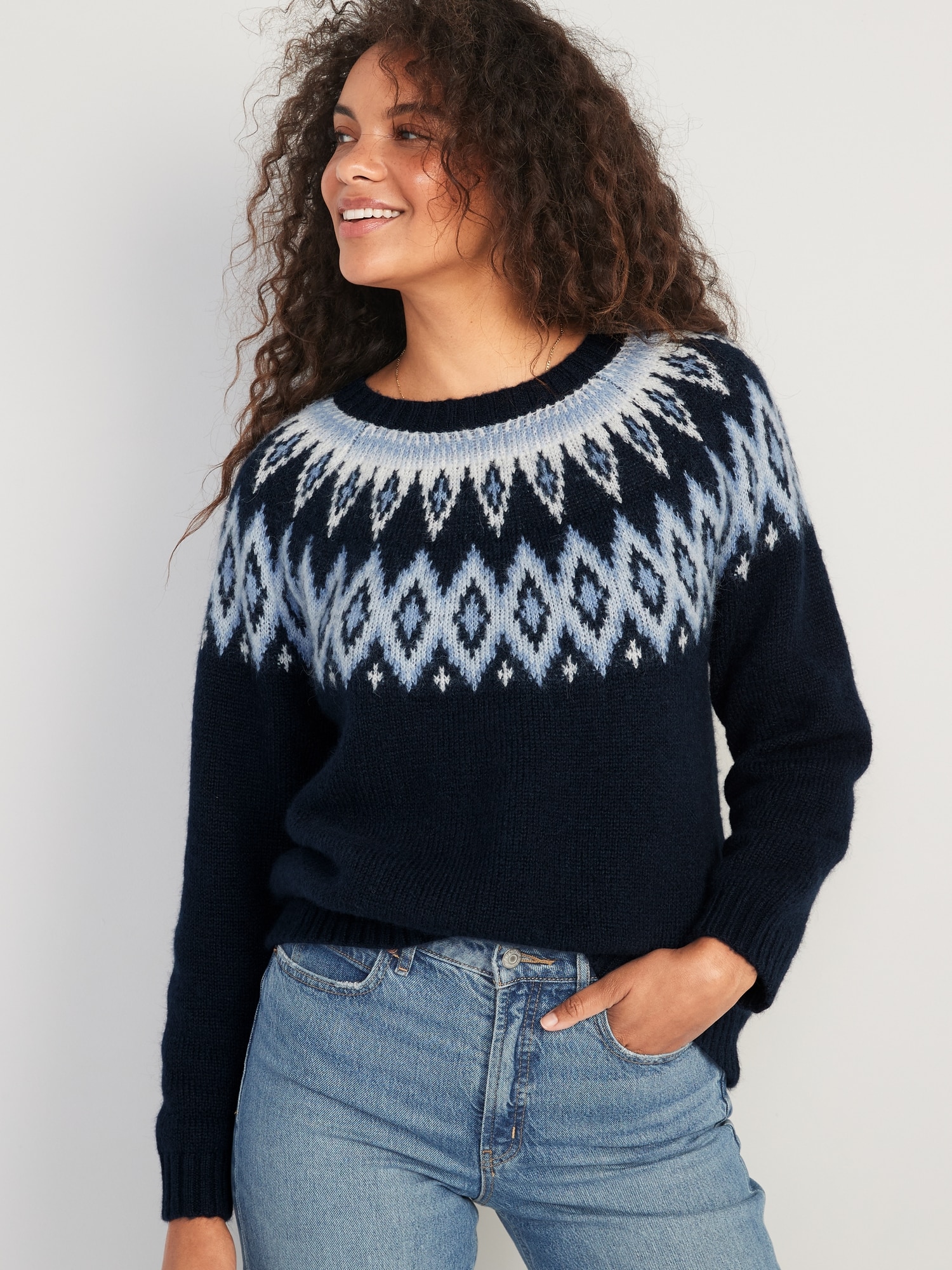 Fair isle clearance sweater old navy