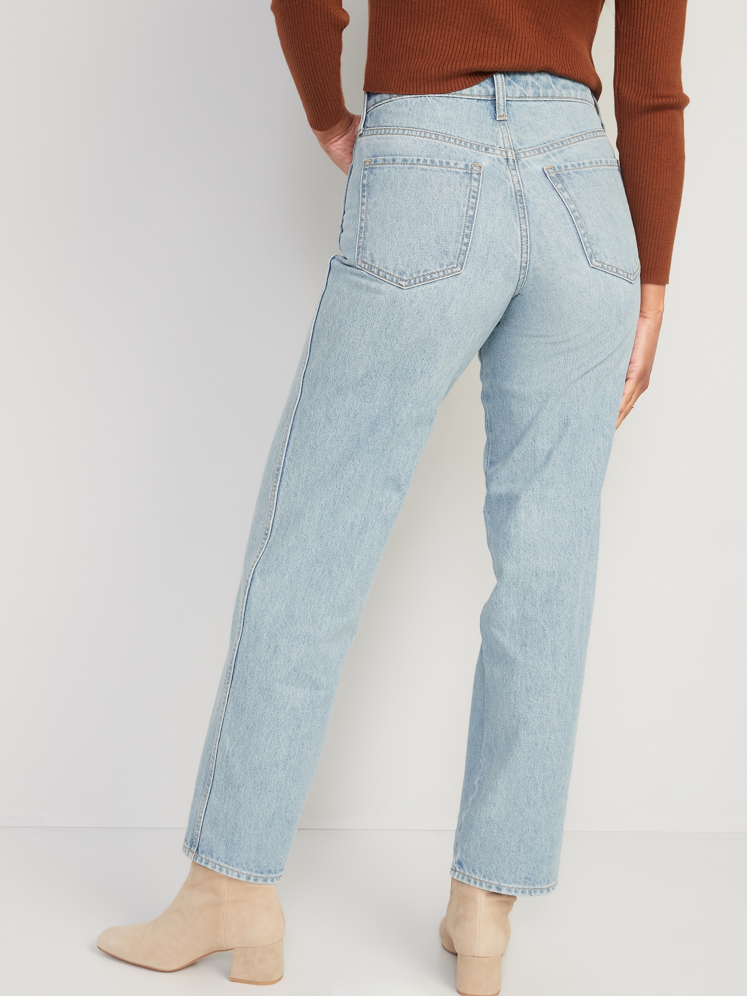 High-Waisted OG Loose Cotton-Hemp Blend Jeans for Women