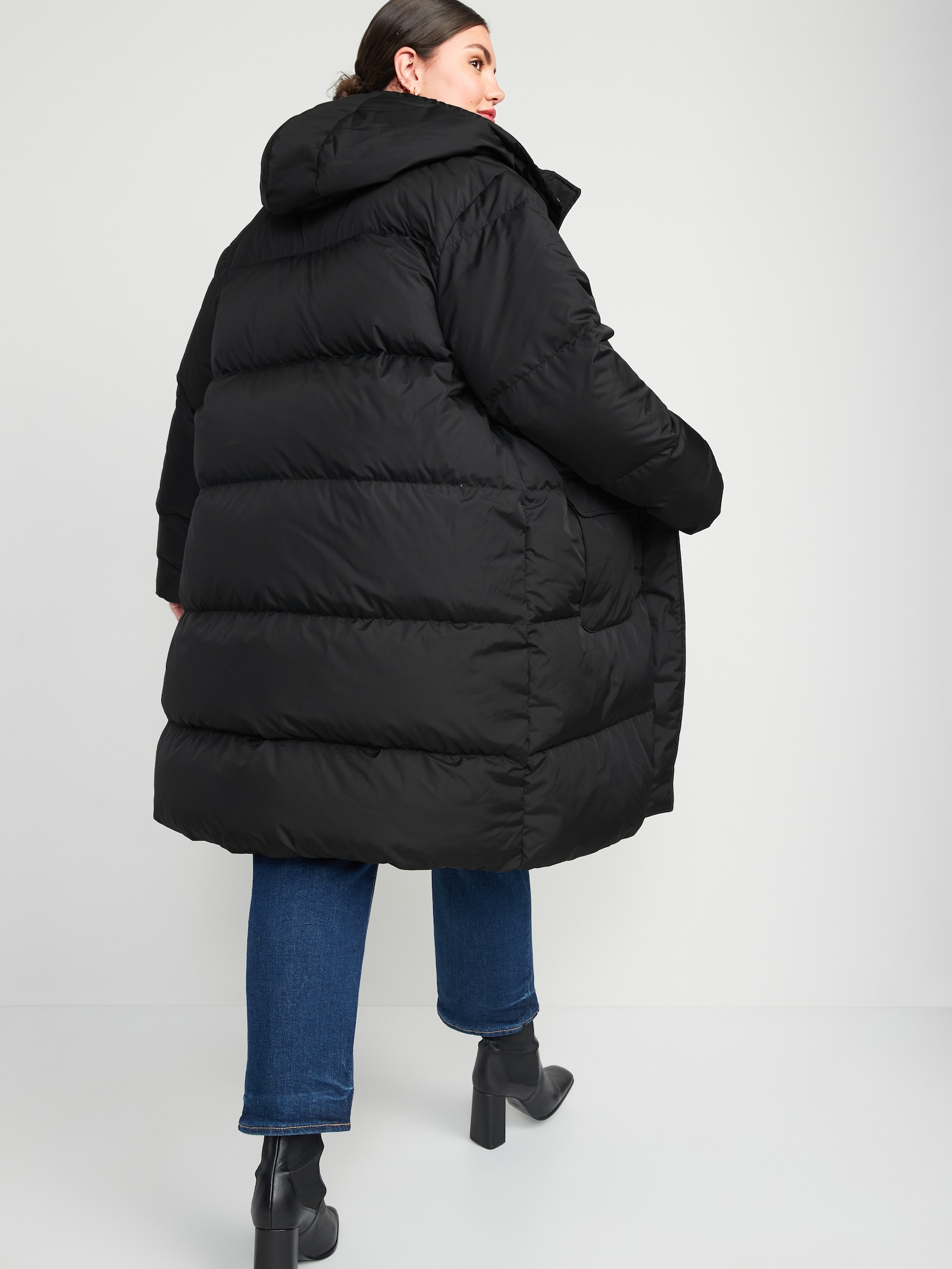 Long Puffer Coat Old Navy Long Winter Coats Plus Size Womens