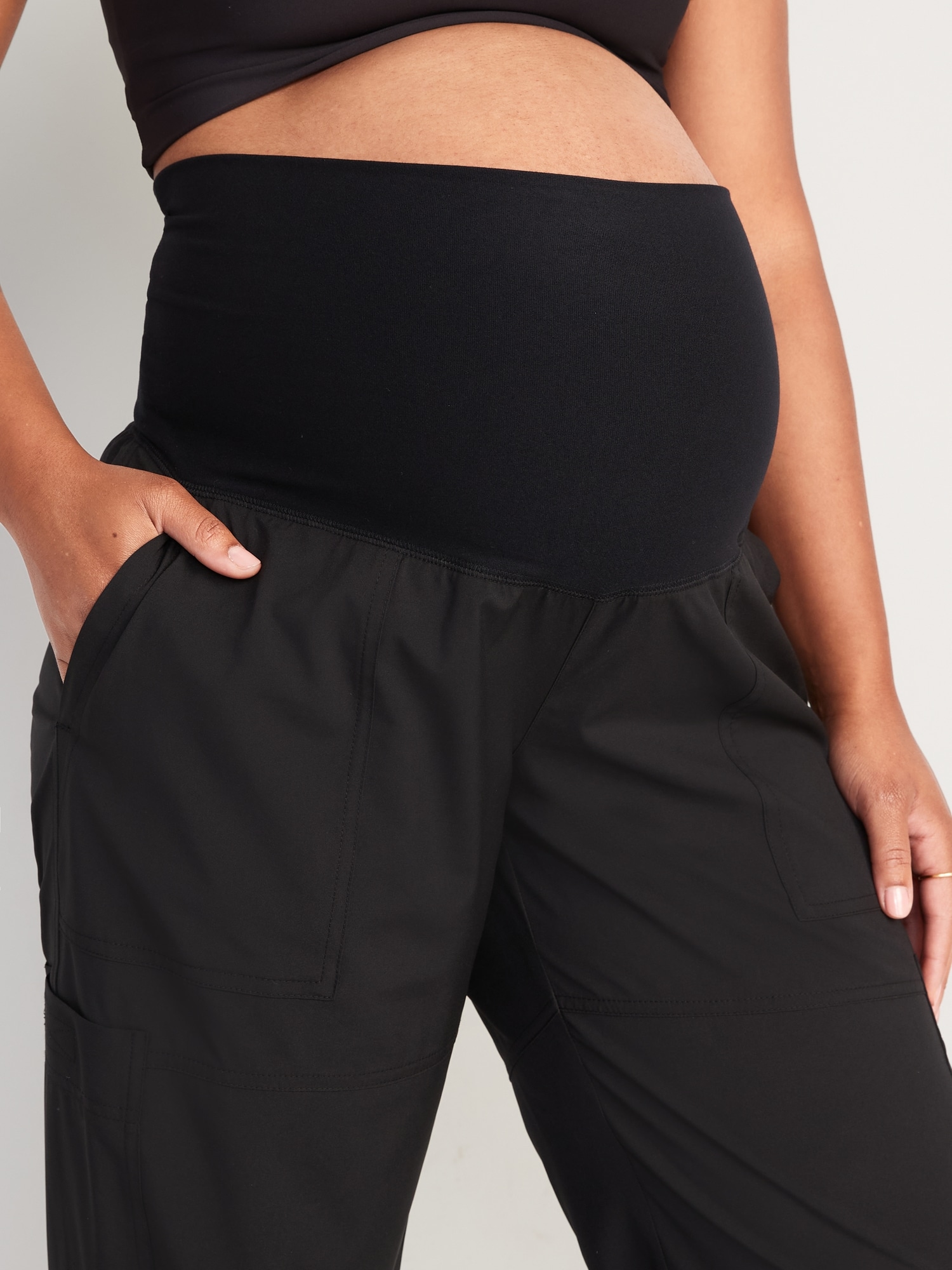 Old Navy, Pants & Jumpsuits, Nwt Old Navy Maternity Rollover Waist  Stretchtech Jogger Pants Xl