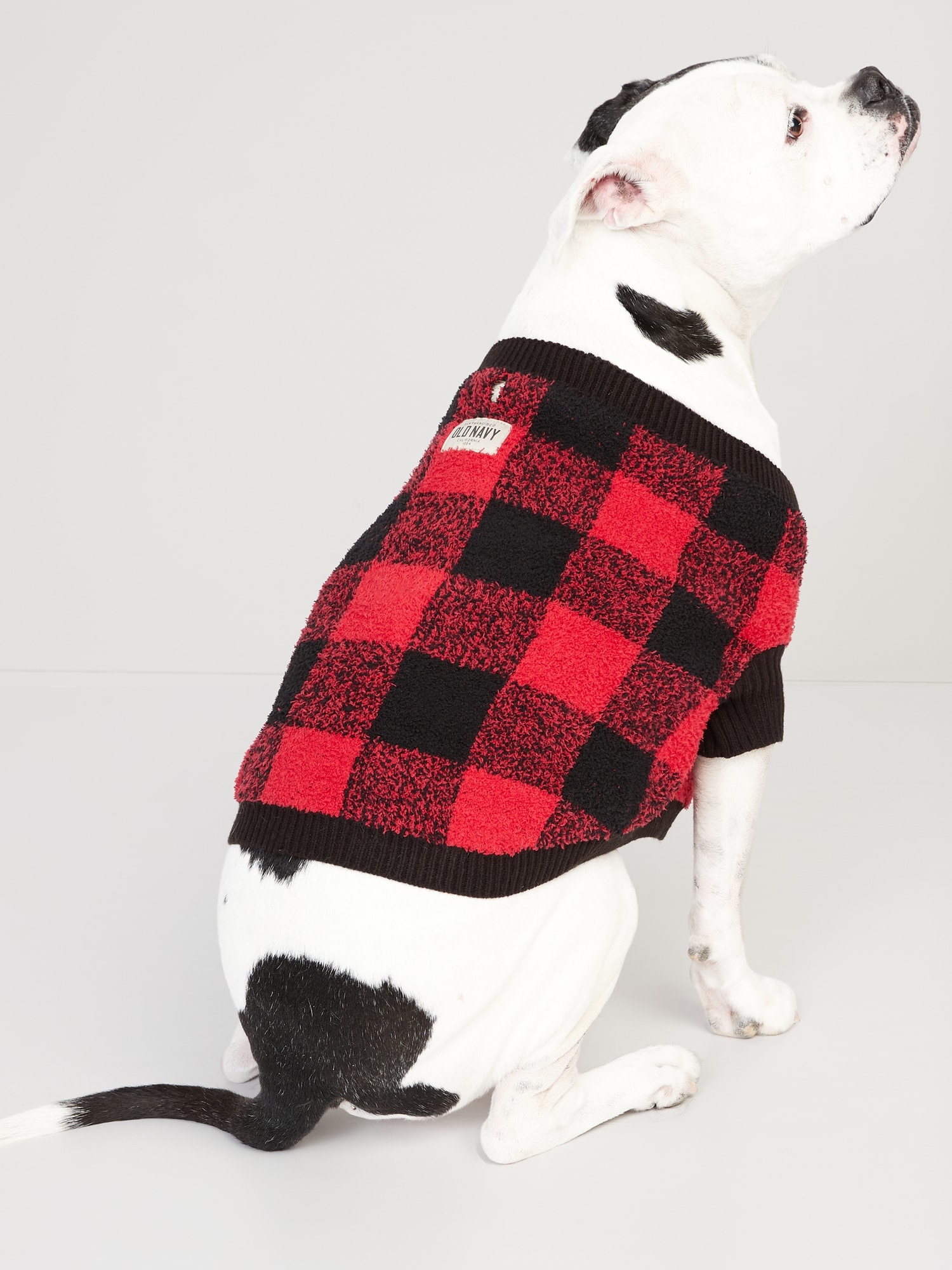 Old Navy Cozy Printed Sweater for Pets multi. 1