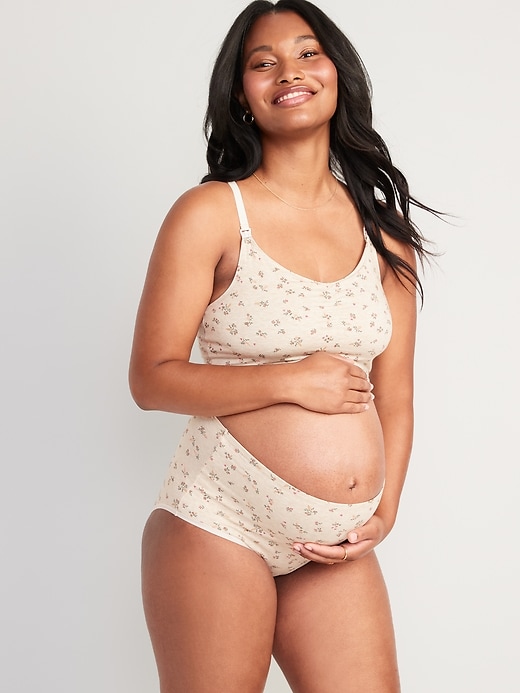 Maternity Supima Cotton Blend Over the Bump Underwear Briefs