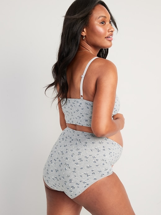 Maternity Supima Cotton Blend Over the Bump Underwear Briefs