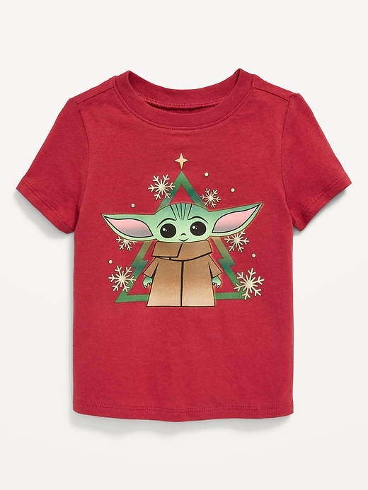 Voir une image plus grande du produit 1 de 2. T-shirt unisexe Grogu de Noël The Mandalorian™ de Star Wars pour Tout-petit