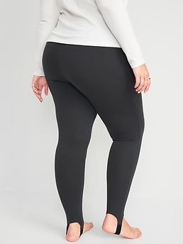 OLD NAVY ACTIVE GO-DRY STRIPED LEGGINGS WOMEN’s SMALL