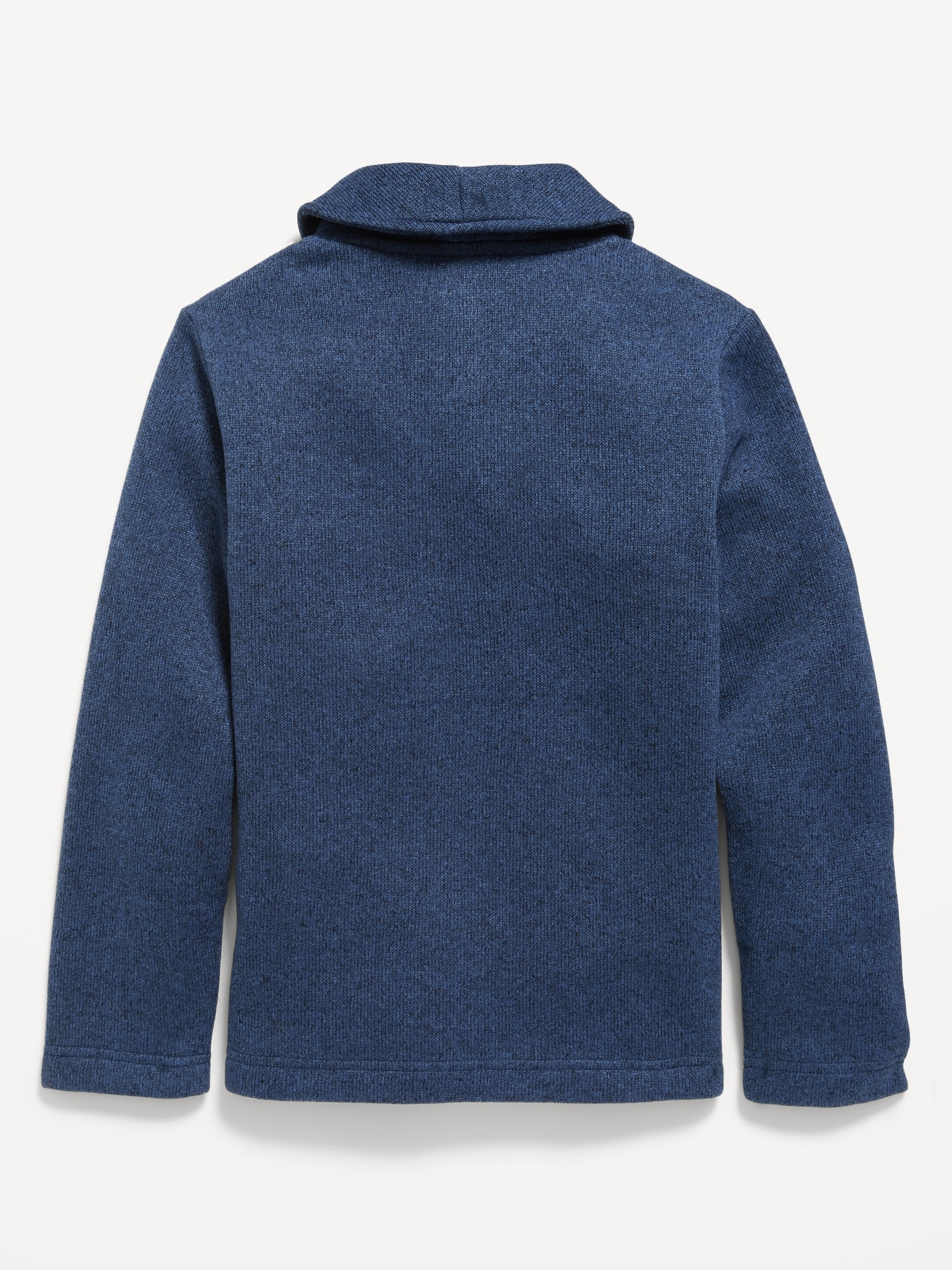 Navy blue fleece on sale sweater