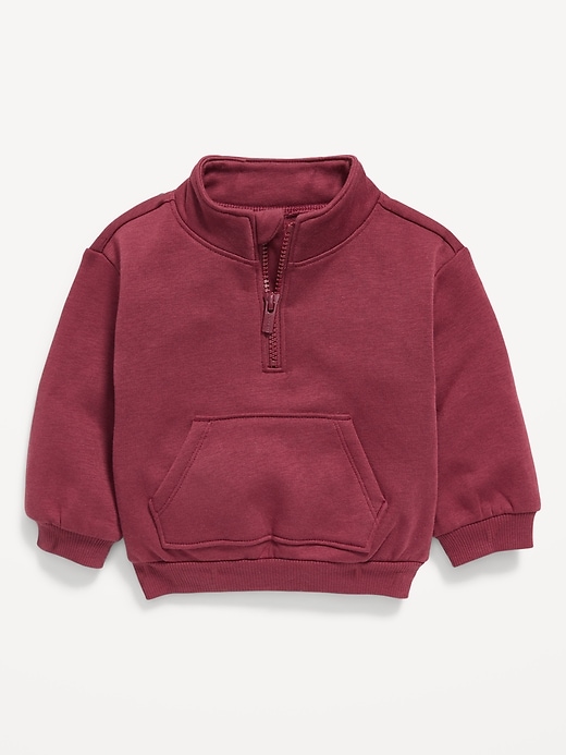 Baby boy half zip sweater hotsell