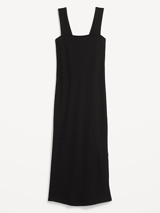 Image number 4 showing, Fitted Sleeveless Rib-Knit Midi Dress for Women