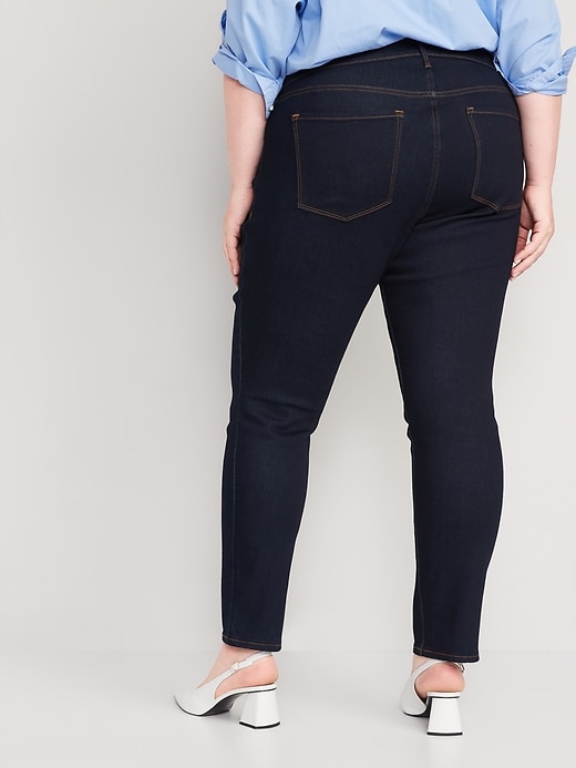 Image number 8 showing, Mid-Rise Power Slim Straight Jeans