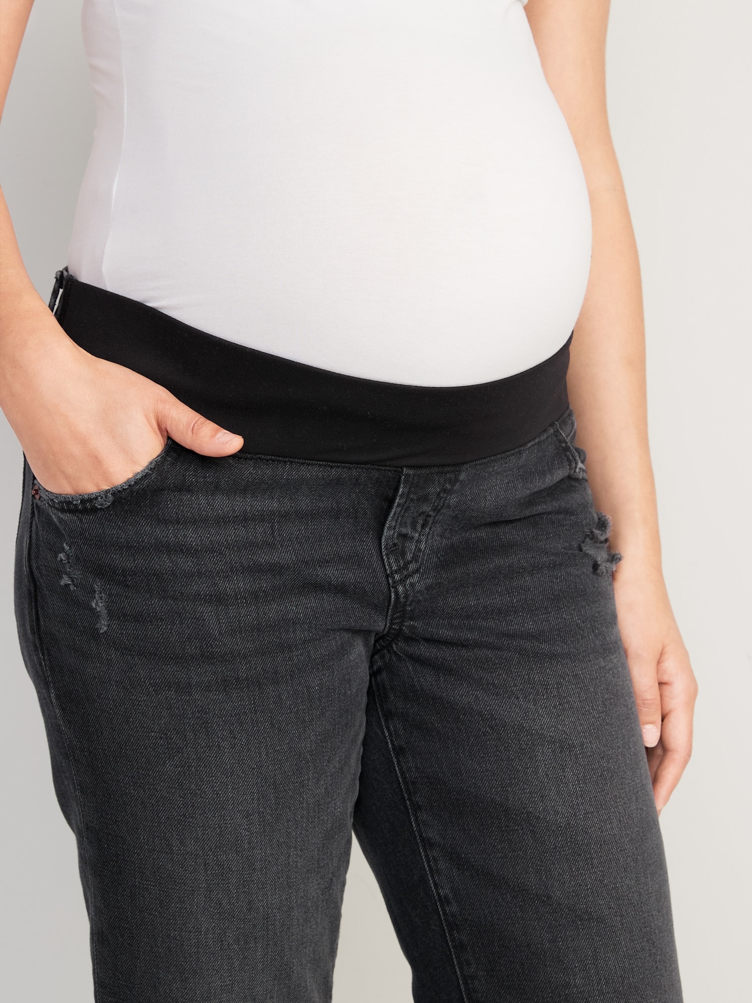 Maternity-jeans, Black