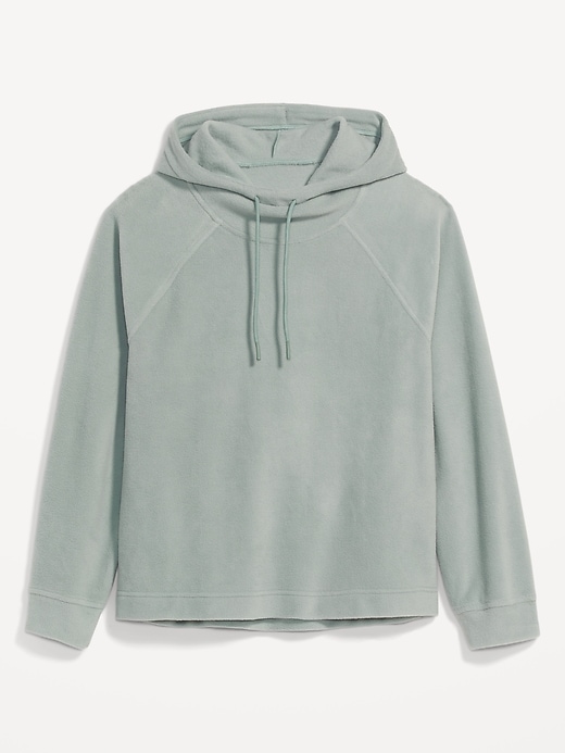 Image number 2 showing, Microfleece Funnel-Neck Pullover Hoodie for Women