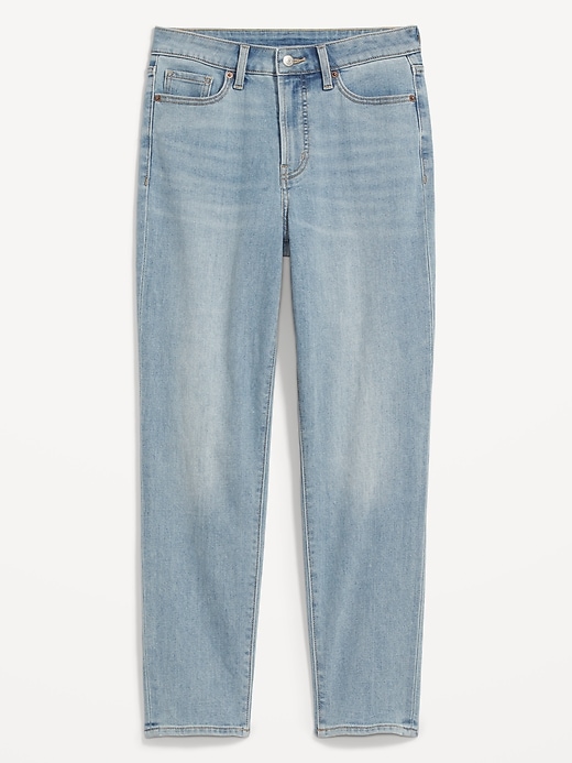 Image number 4 showing, High-Waisted OG Straight Built-In Warm Ankle Jeans for Women