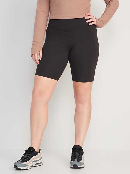 Image number 5 showing, Extra High-Waisted PowerChill Biker Shorts -- 8-inch inseam