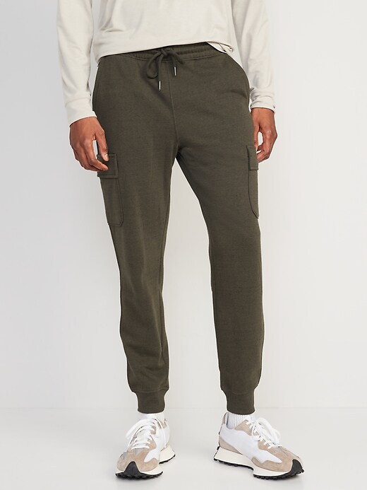 View large product image 1 of 3. Tapered Cargo Jogger Sweatpants