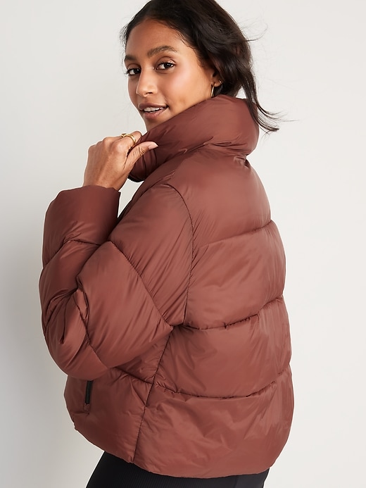 Image number 2 showing, Water-Resistant Frost Free Short Puffer Jacket
