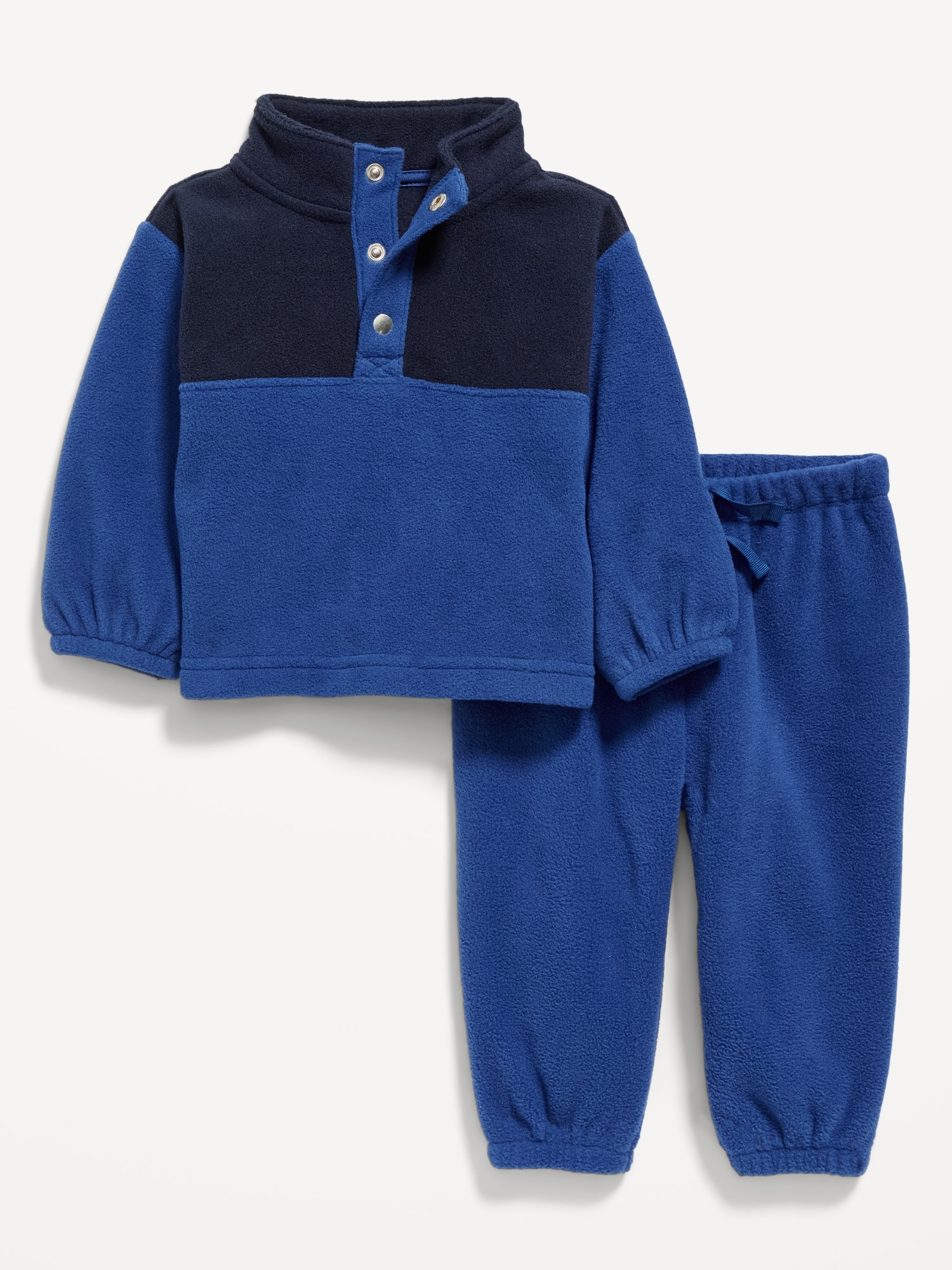 2Piece Micro Fleece MockNeck Pullover and Pants Set for Baby Old Navy