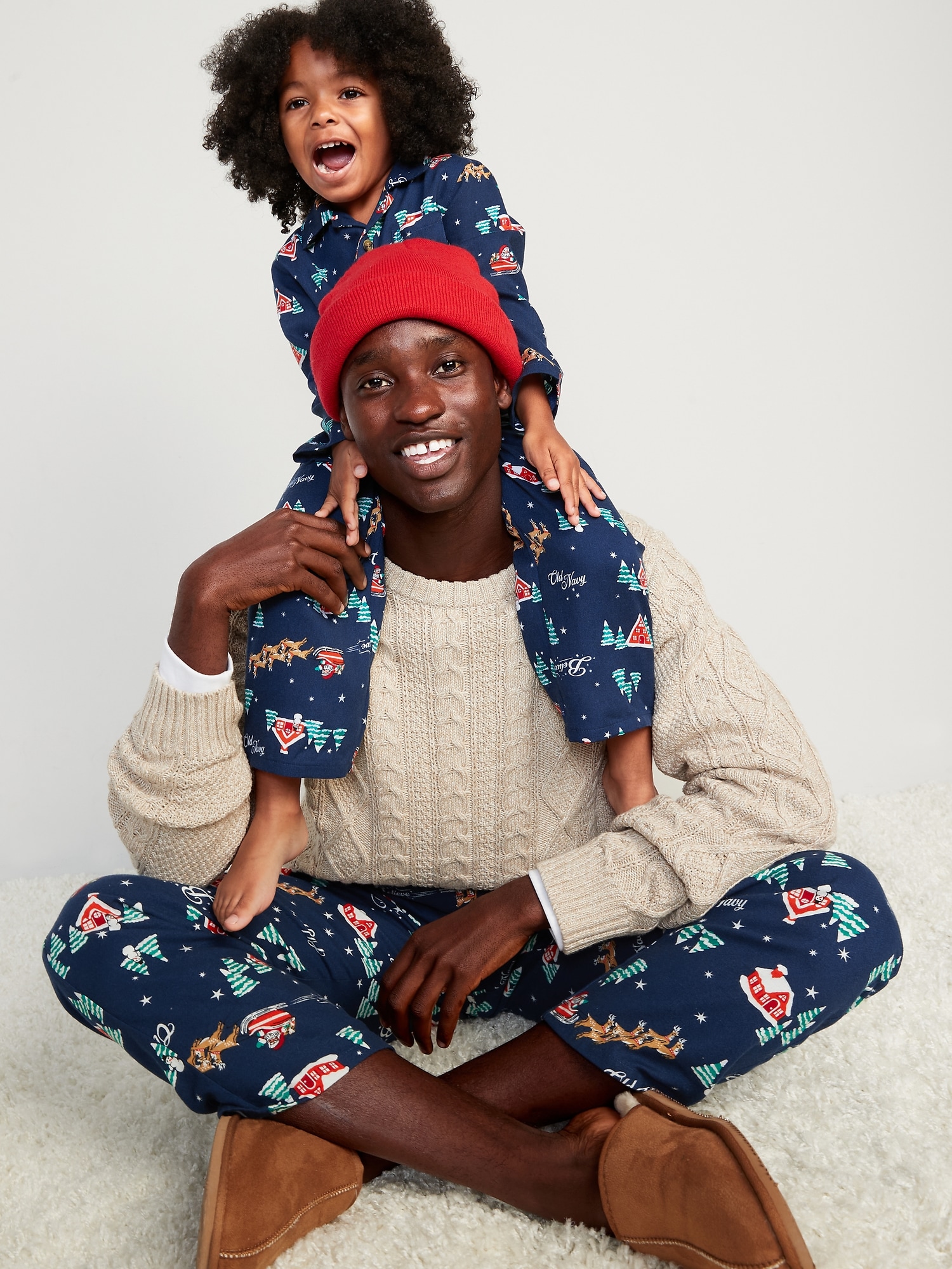 Old navy reindeer pajamas sale