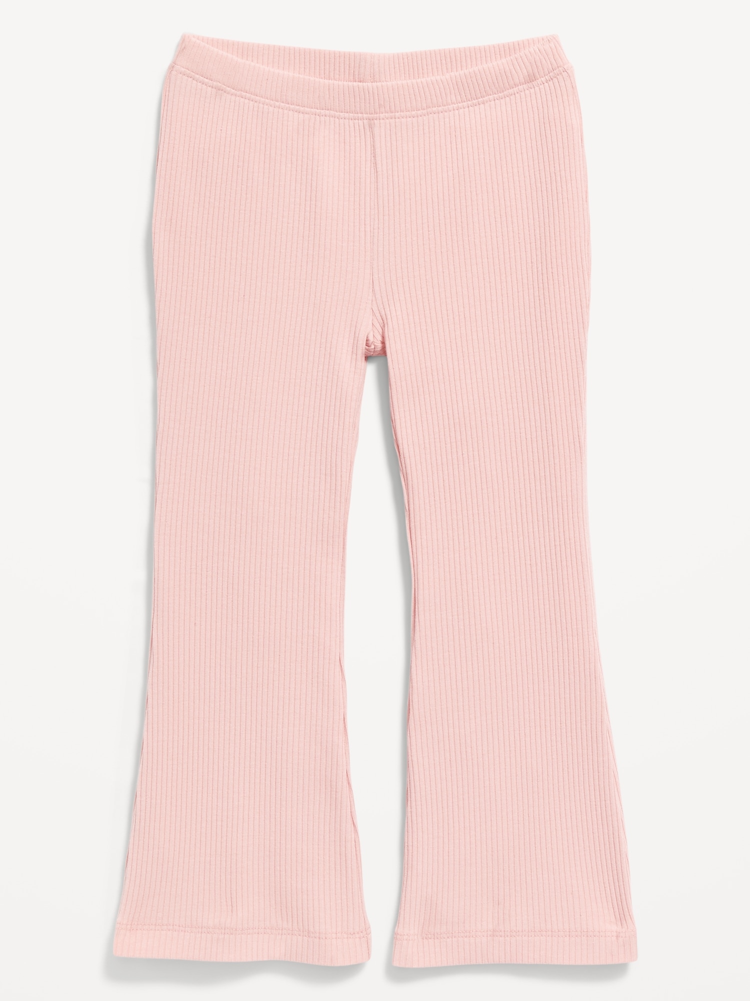 Rib-Knit Flare Pants for Toddler Girls