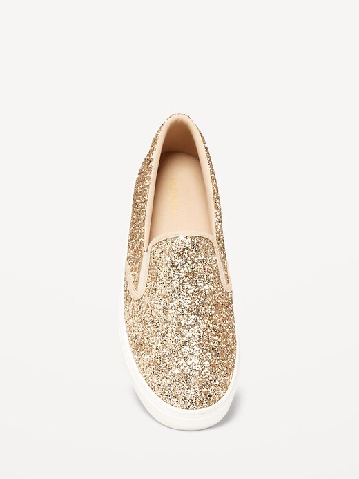 Image number 3 showing, Glitter Slip-On Sneakers