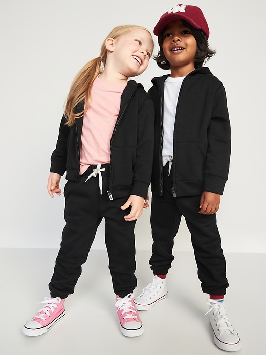 L'image numéro 1 présente Pantalon de jogging unisexe en coton ouaté pour Tout-petit