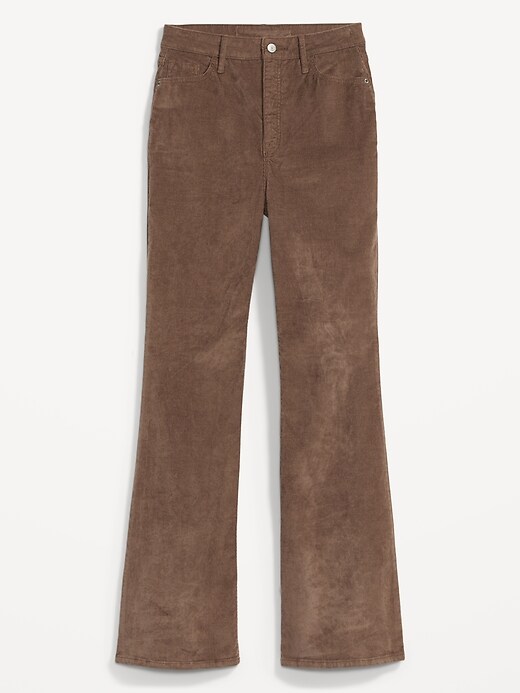 Image number 4 showing, Higher High-Waisted Flare Corduroy Pants