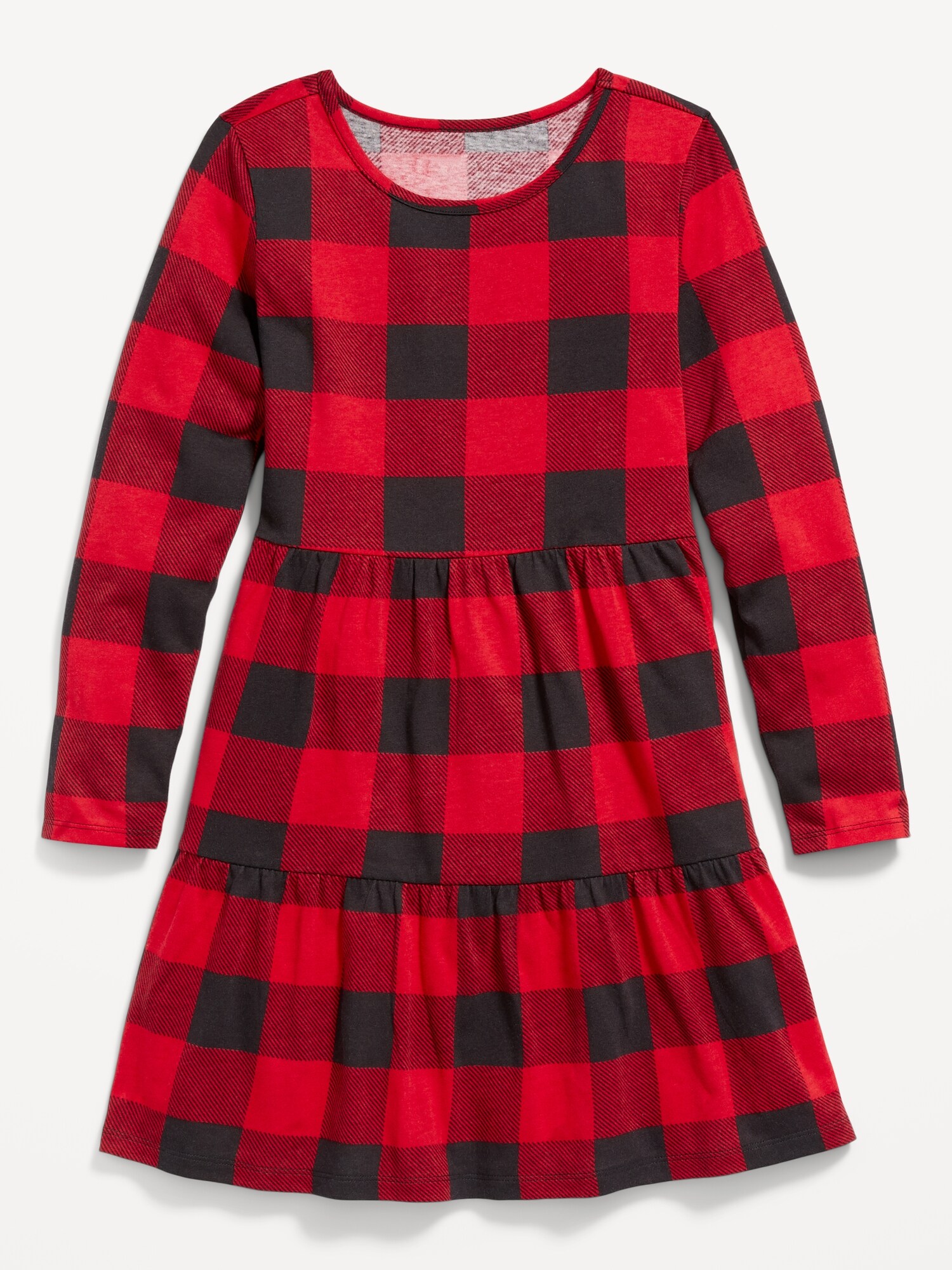 Buffalo plaid swing dress sale