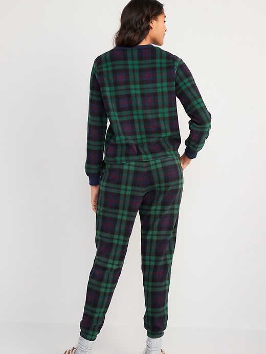 Image number 2 showing, Matching Printed Microfleece Pajama Set