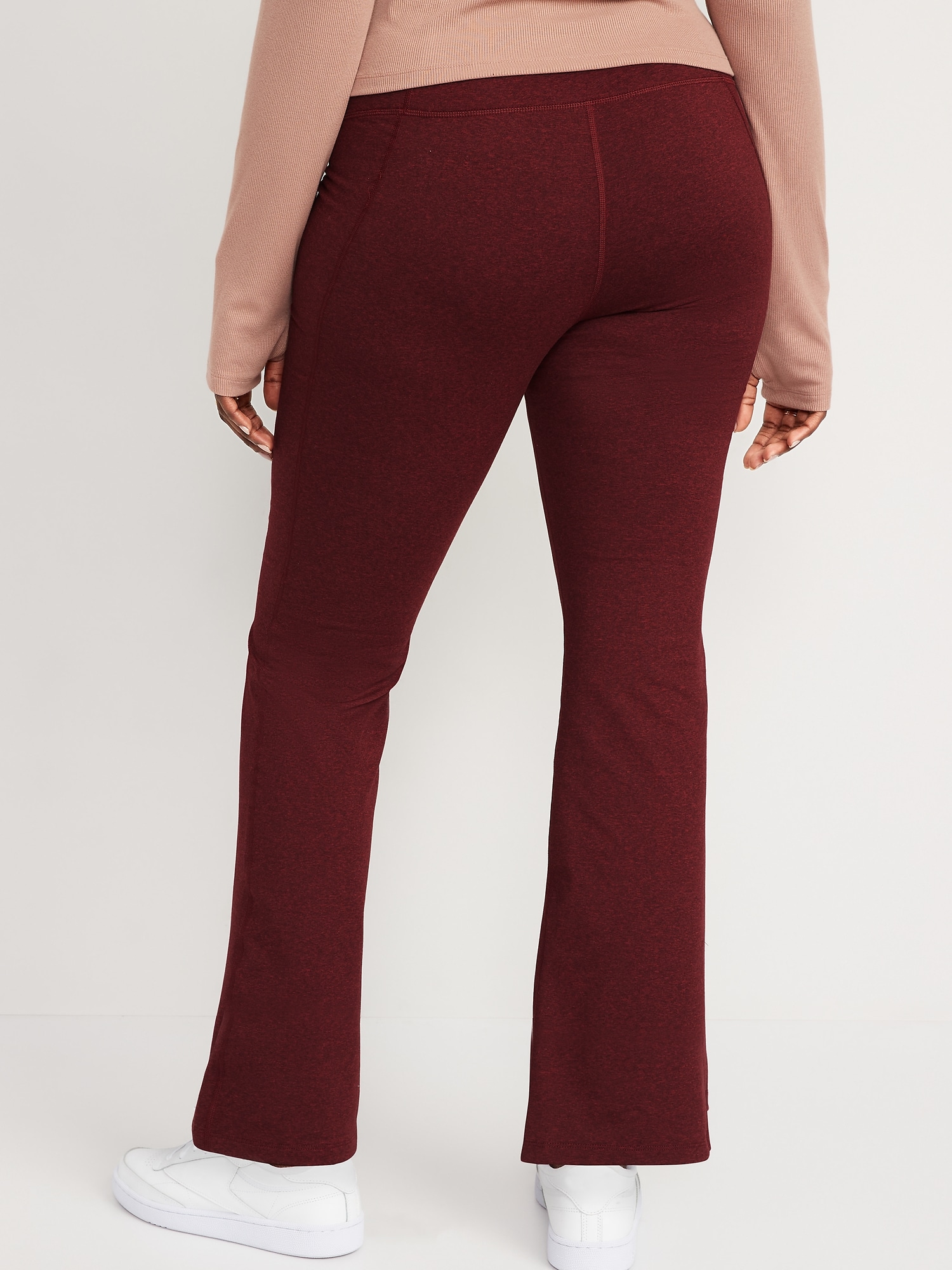 High-Waisted CozeCore Boot-Cut Leggings for Women