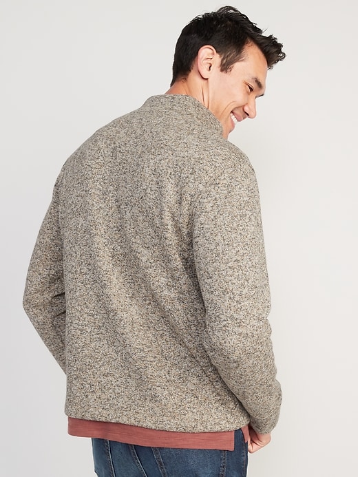Image number 2 showing, Sweater-Fleece Mock-Neck Quarter-Zip Sweatshirt for Men