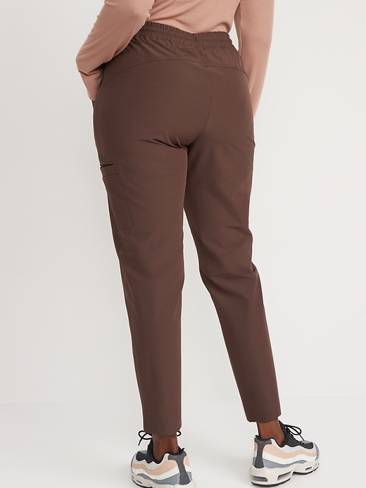 Image number 6 showing, High-Waisted All-Seasons StretchTech Slouchy Taper Cargo Pants