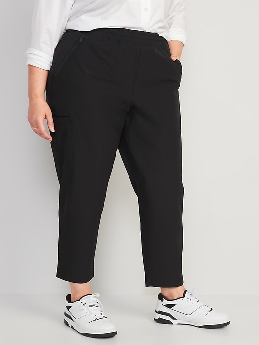 High-Waisted All-Seasons StretchTech Slouchy Taper Cargo Pants for Women