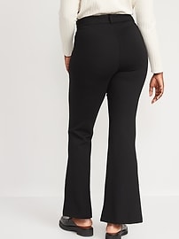 Y2k Skinny High Waist Faux Leather Flare Pants Elegant Elastic