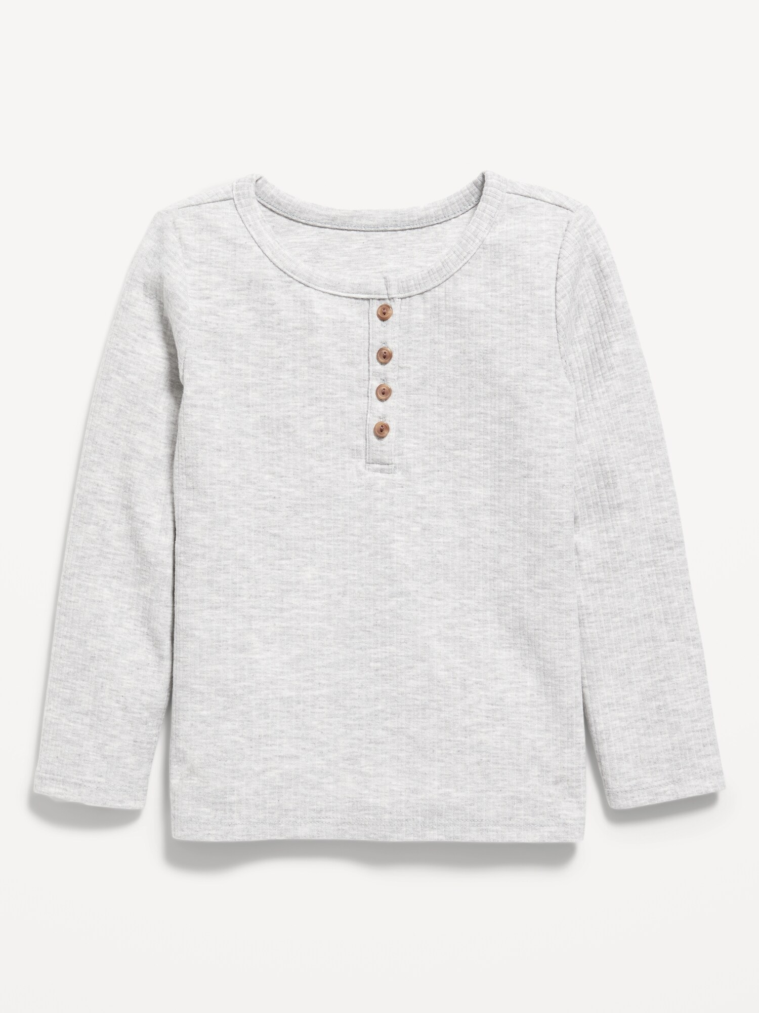 Babyhug Cotton Knit Half Sleeves Henley Neck T-Shirt with Stripes - Blue