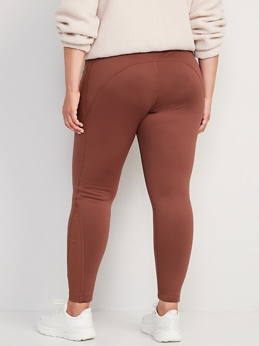 Image number 8 showing, High-Waisted UltraCoze Fleece-Lined Leggings