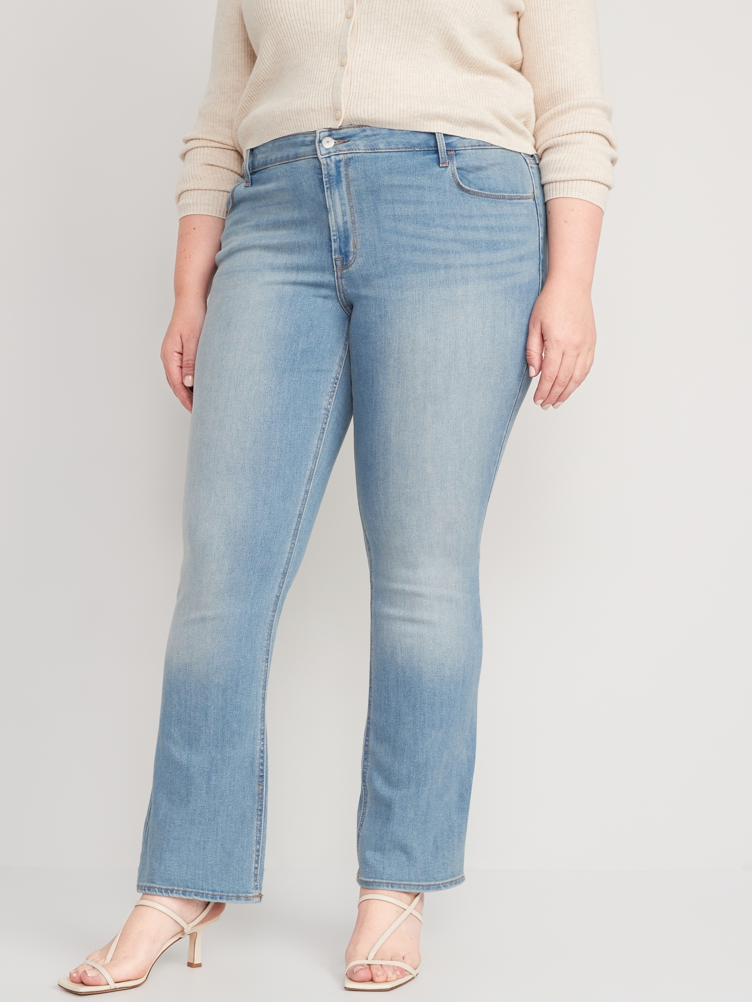 Mid-Rise Wow Boot-Cut Jeans for Women | Old Navy